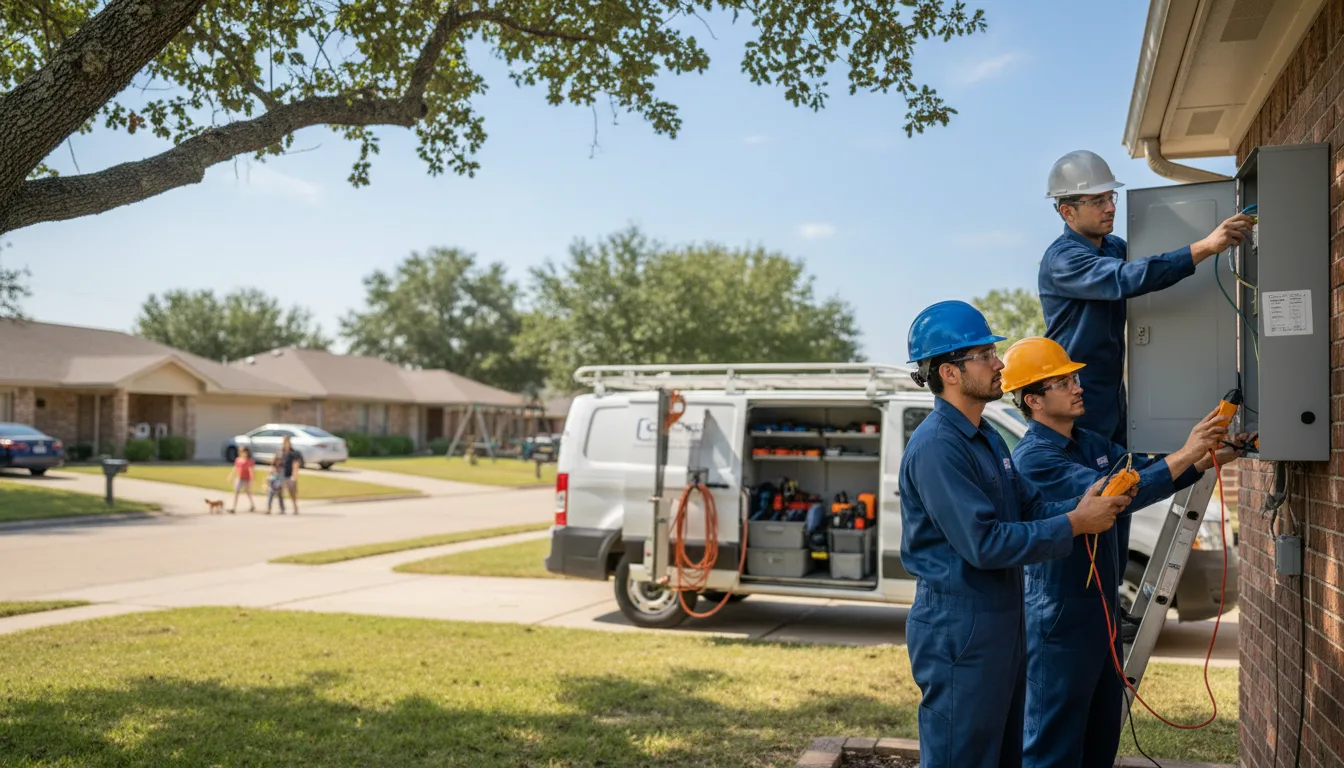Certified electrician providing emergency electrical services in Monroe, IA